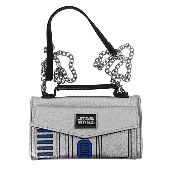 Star Wars R2D2 Crossbody Clutch Wallet - Picture 2 of 10